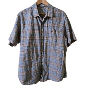 Horny Toad (Toad&Co) Men's Large‎ Plaid Shirt Organic Cotton Button Up